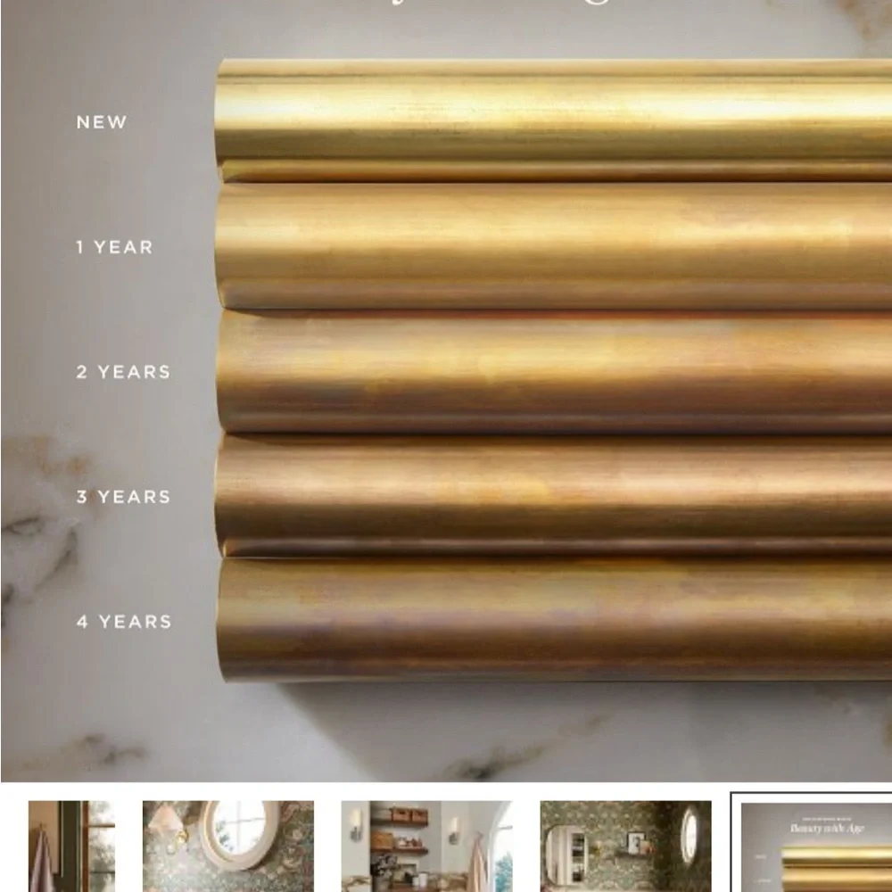 New Timeless Unlaquered Rejuvenation Double Wall Hooks! #2